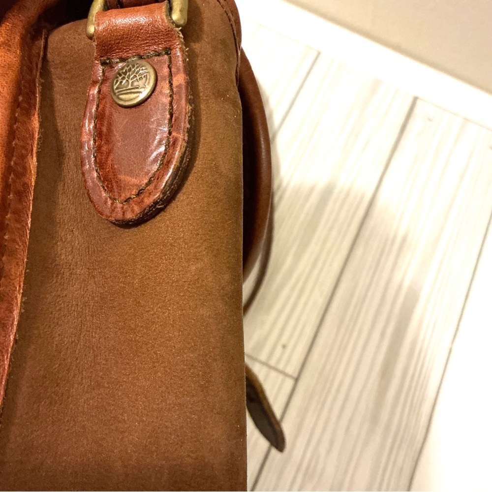 Brown Vintage Boho Style Leather Crossbody Bag - Picture 9 of 16